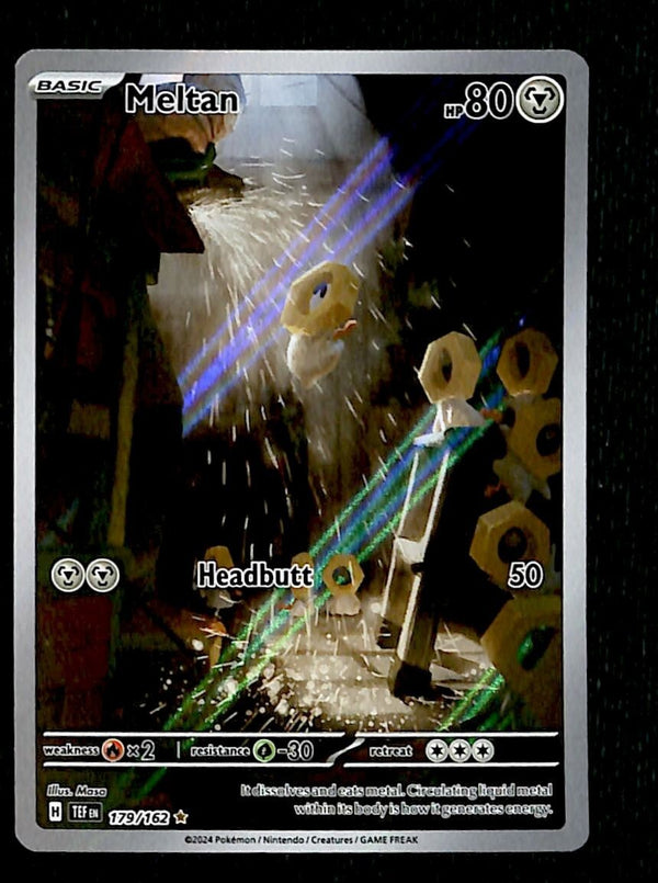 Meltan Illustration Rare Temporal Forces 179/162, NM Pokemon Card Meltan Illustration Rare Temporal Forces 179/162, NM Pokemon Card