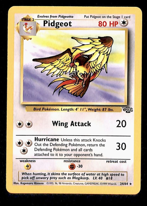 Pidgeot Jungle EX, 26/64 Pokemon Card