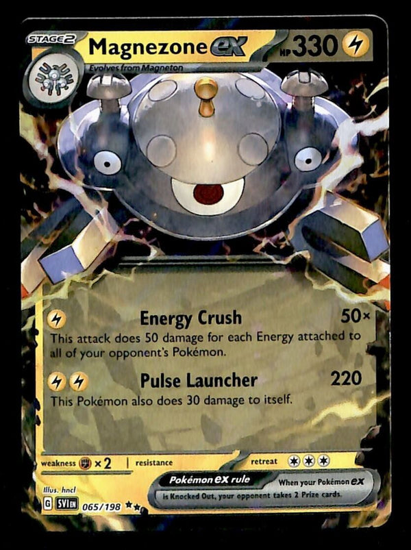 Magnezone EX Ultra Rare Scarlet & Violet Bae 065/198, NM Pokemon Card Magnezone EX Ultra Rare Scarlet & Violet Bae 065/198, NM Pokemon Card