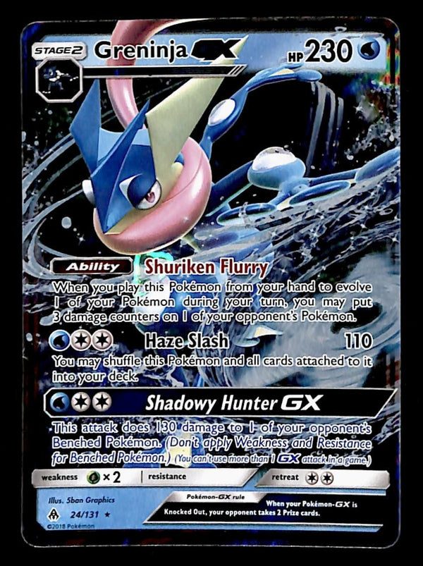 Greninja GX Ultra Rare Forbidden Light 24/131, NM Pokemon Card