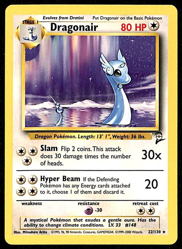 Dragonair Base Set 2 NM, 22/130 Pokemon Card