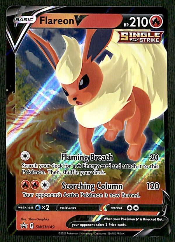 Flareon V Promo SWSH149, NM Pokemon Card