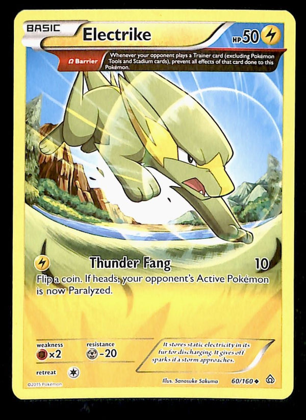 Electrike Ultra Rare Primal Clash 60/160, NM Pokemon Card