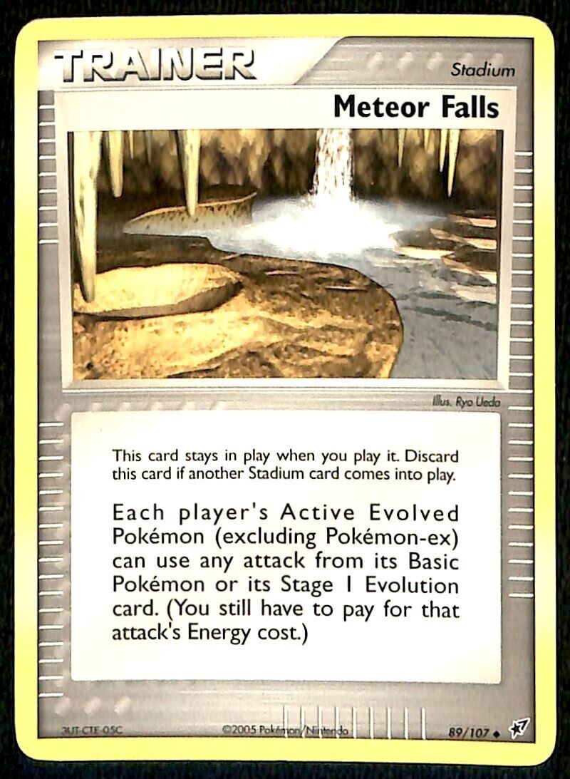 Meteor Falls EX Deoxy NM, 89/107 Pokemon Card