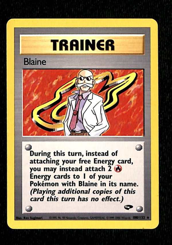 Blaine Gym Challenge EX, 100/132 Pokemon Card