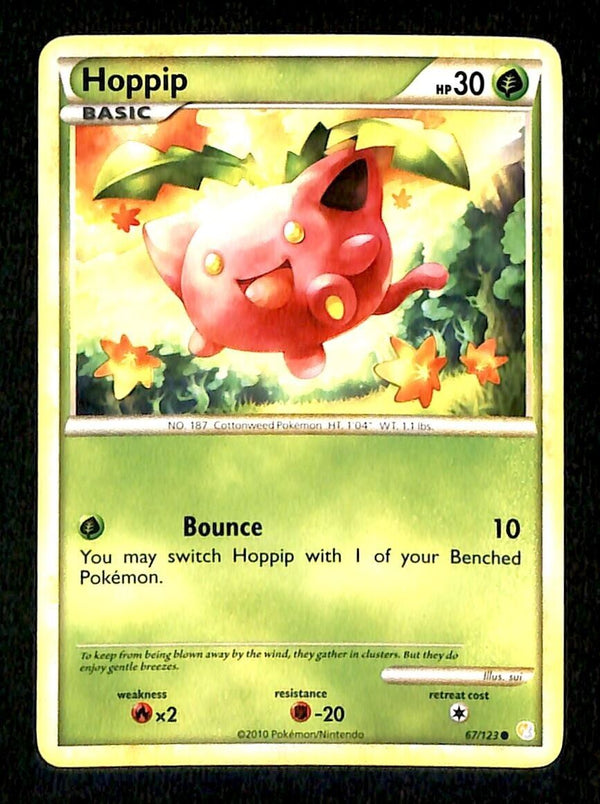Hoppip Heartgold & Soulsilver NM, 67/123 Pokemon Card