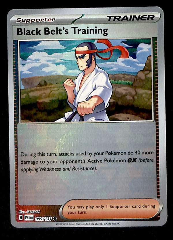 Black Belt's Training Pokeball Prismatic Evoloutions 099/131, NM Pokemon Card