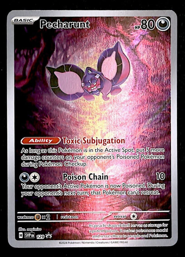 Pecharunt SVP Promo 129, NM Pokemon Card