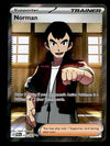 Norman Full Art Trainer Paradox Rift 237/182, NM Pokemon Card