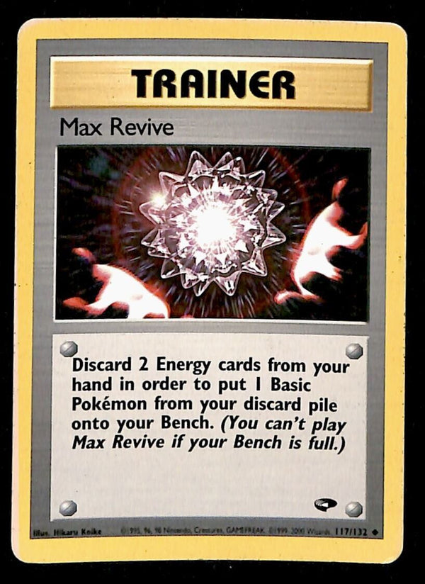 Max Revive Gym Challenge VG 117/132 Pokemon Card