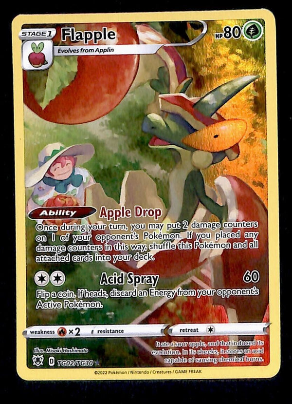 Flapple Trainer Gallery Astral Radiance TG02/TG30, NM Pokemon Card