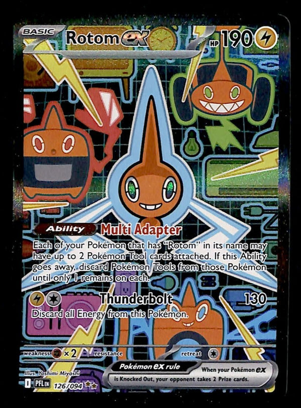 Rotom ex SIR Phantasmal Flames 126/094, NM Pokemon Card