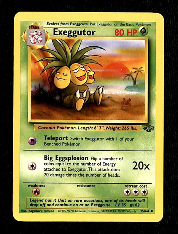 Exeggutor Jungle EX, 35/64 Pokemon Card Exeggutor Jungle EX, 35/64 Pokemon Card