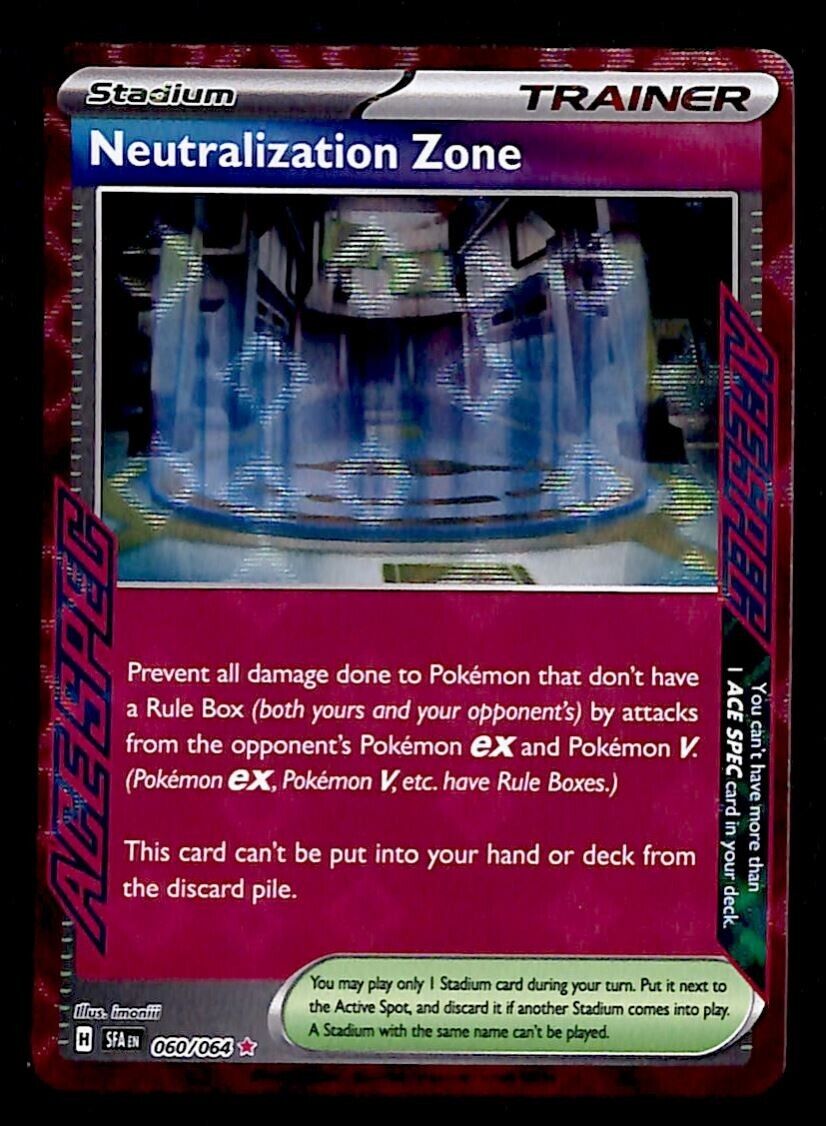 Neutralization ACE SPEC Ultra Rare Shrouded Fable 060/064, NM Pokemon Card