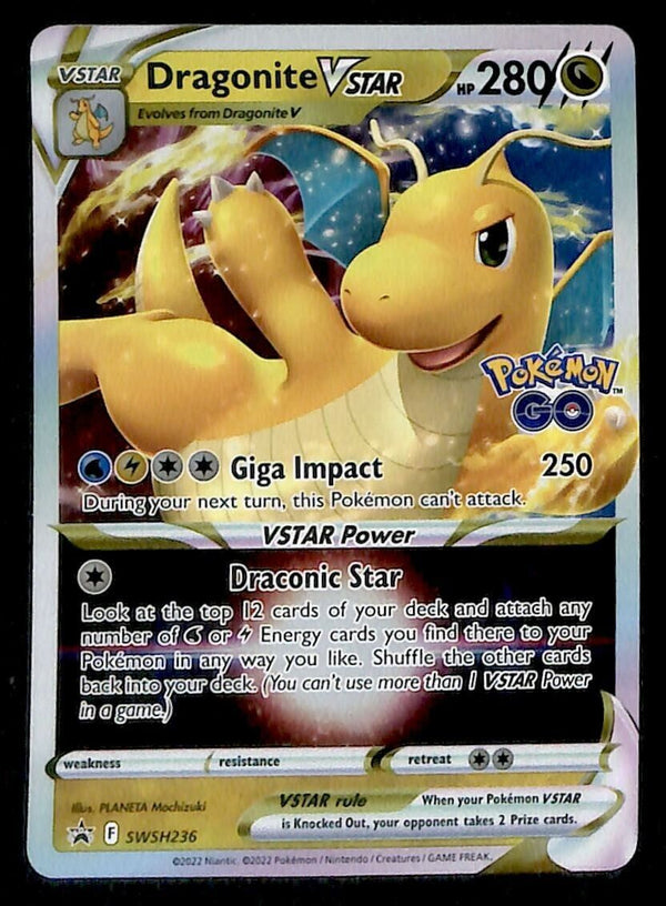 Dragonite Vstar Black Star Promo SWSH 236, NM Pokemon Card Dragonite Vstar Black Star Promo SWSH 236, NM Pokemon Card