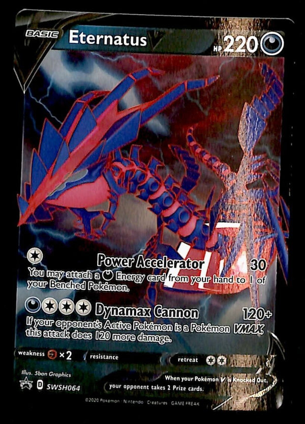 Eternatus V Black Star Promo SWSH064, NM Pokemon Card Eternatus V Black Star Promo SWSH064, NM Pokemon Card