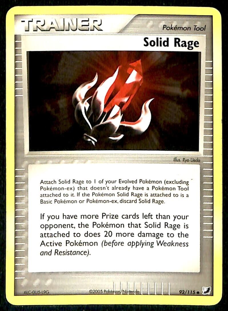 Solid Rage Unseen Forces NM, 92/115 Pokemon Card