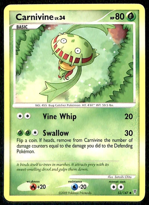 Carnivine Supreme Victors NM, 53/147 Pokemon Card