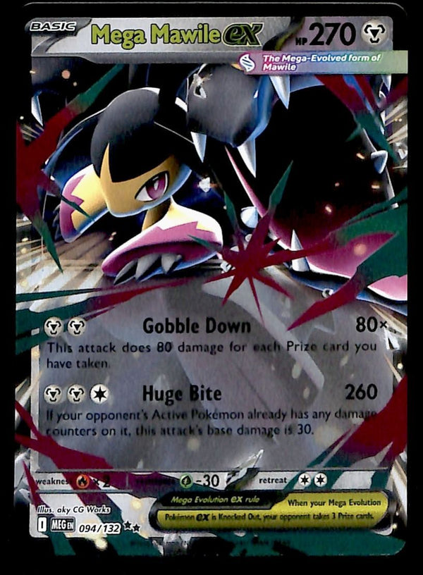 Mega Mawile ex Mega Evolution MEG 094/132, NM Pokemon Card