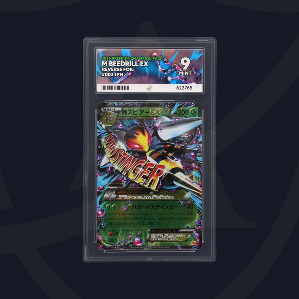Beedrill ex Premium Champion Pack Japanese 001/131, ACE 9 Graded Pokemon Card