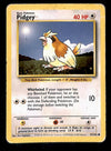 Pidgey Base Set 1999 Unlimited Print VG, 57/102 Pokemon Card.