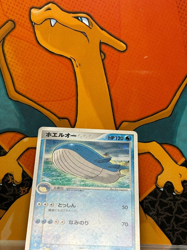 Wailord Holo 1st Edition Ruby And Sapphire Japanese NM, 022/055 Pokemon Card