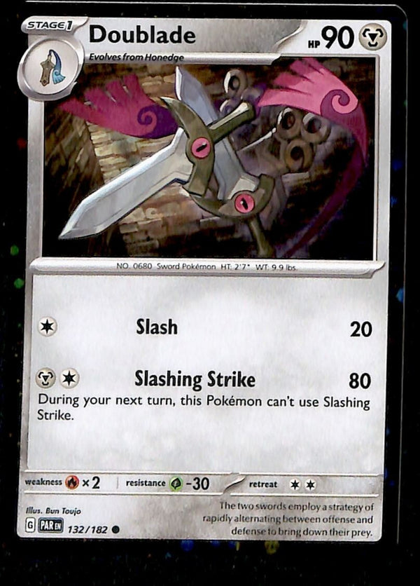 Doublade Cosmos Holo Paradox Rift 132/182, NM Pokemon Card