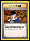Brock Gym Heroes NM, 98/132 Pokemon Card.