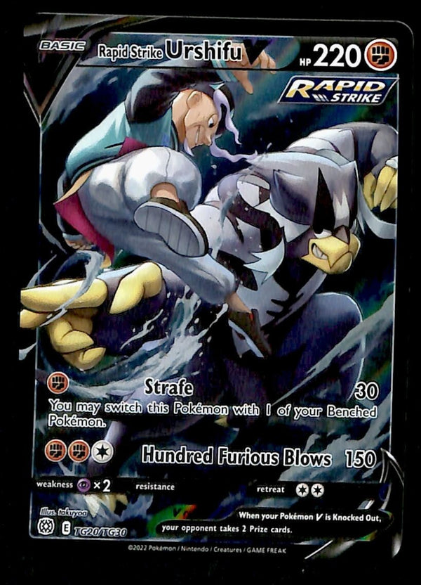 Urshifu V Trainer Gallery Brilliant Stars TG20/TG30, NM Pokemon Card
