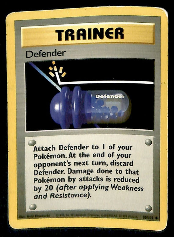 Defender Base Set 1999 Unlimited VG, 80/102 Pokemon Card.