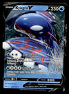 Kyogre V Ultra Rare Crown Zenith 037/159, NM Pokemon Card