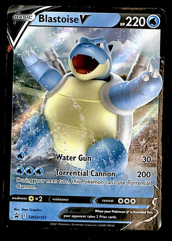 Blastoise V Promo SWSH101, NM Pokemon Card