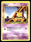 Abra Base Set 1999 Unlimited Print NM, 43/102 Pokemon Card.