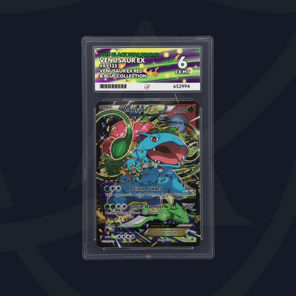 Venusaur EX Promo XY123, ACE 6 Graded Pokemon Card