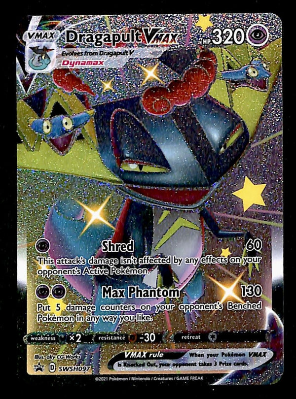 Dragapult VMAX Full Art Black Star Promo SWSH097, NM Pokemon Card