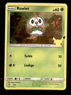 Rowlet Holo McDonalds 25th Anniversary 7/25, NM Pokemon Card