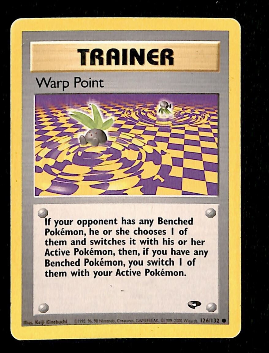 Warp Point Gym Challenge VG 126/132 Pokemon Card