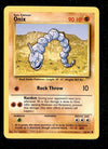 Onix Base Set 1999 Unlimited Print NM, 56/102 Pokemon Card.