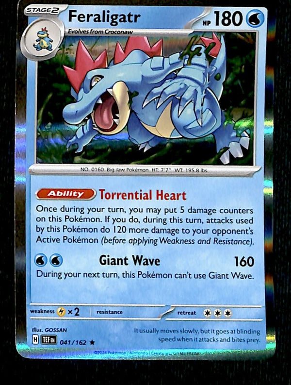 Feraligatr Holo Temporal Forces 041/162, NM Pokemon Card