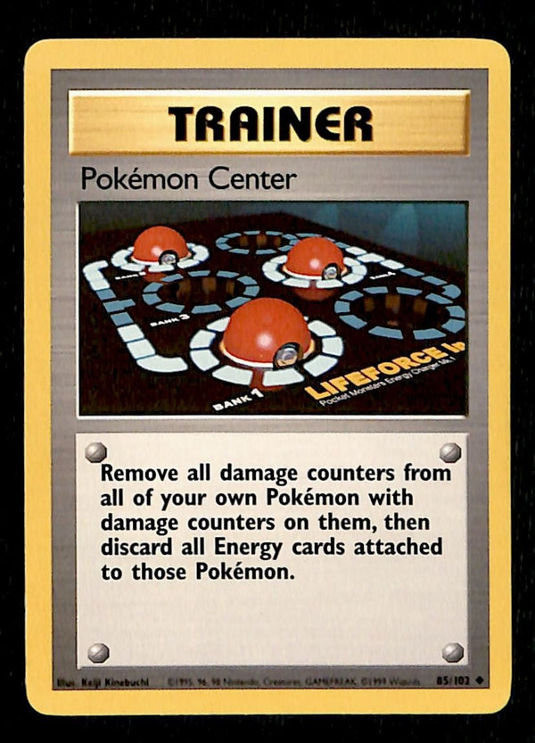 Pokemon Center Base Set 1999 Unlimited Print NM, 85/102 Pokemon Card.