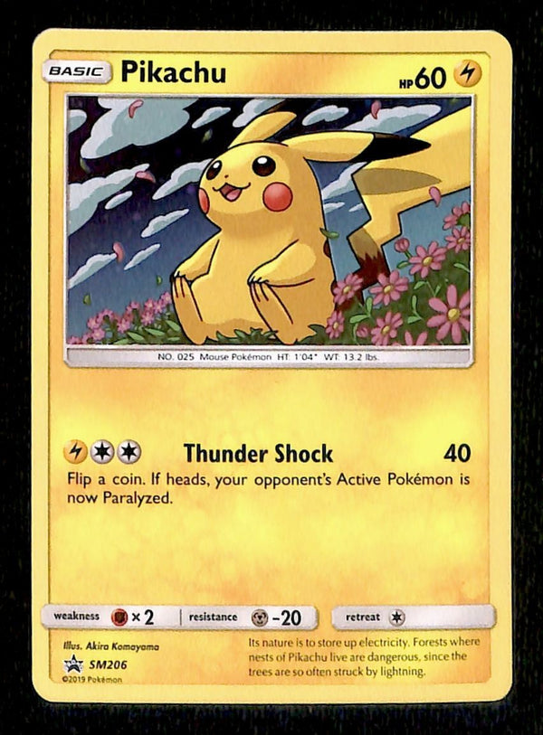 Pikachu Holo Promo SM206, NM PokemonCard