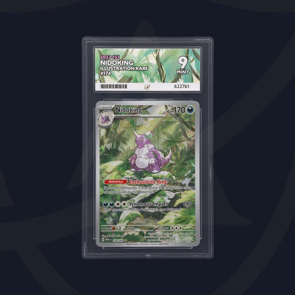 Nidoking Illustration Rare  151 174/165, ACE 9 Pokemon Card