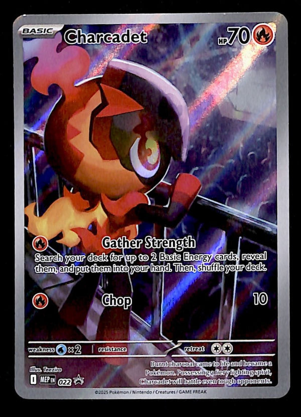 Charcadet Illustration Rare Promo MEP 022, NM Pokemon Card