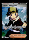 Ethan's Adventure Full Art Trainer Destined Rivals 221/182, NM PokemonCard