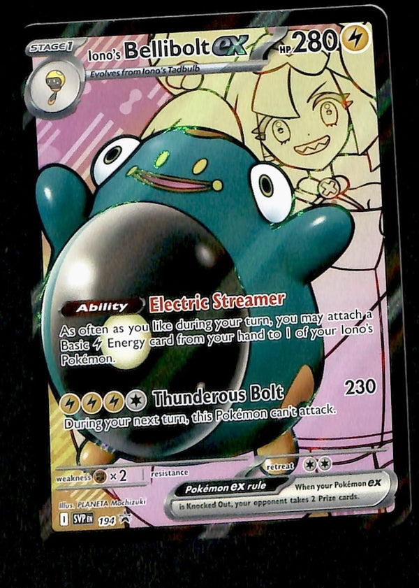 Ionos Bellibolt EX Black Star Promo SVP 194, NM Pokemon Card Ionos Bellibolt EX Black Star Promo SVP 194, NM Pokemon Card