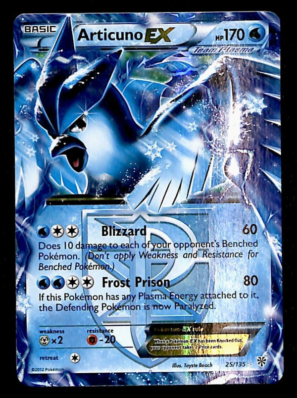 Articuno EX Plasma Freeze 25/116, NM Pokemon Card