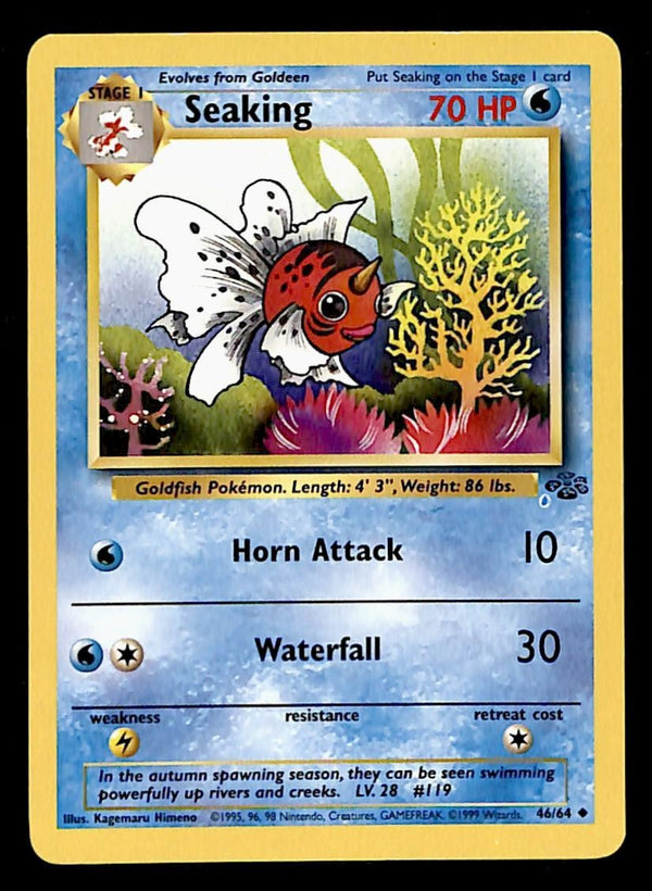 Seaking Jungle NM, 46/64 Pokemon Card