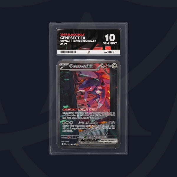 Genesect ex SIR Black Bolt 169/086, ACE 10 Pokemon Card
