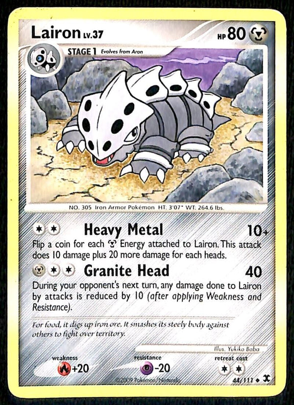 Lairon Rising Rivals VG, 44/111 Pokemon Card Lairon Rising Rivals VG, 44/111 Pokemon Card