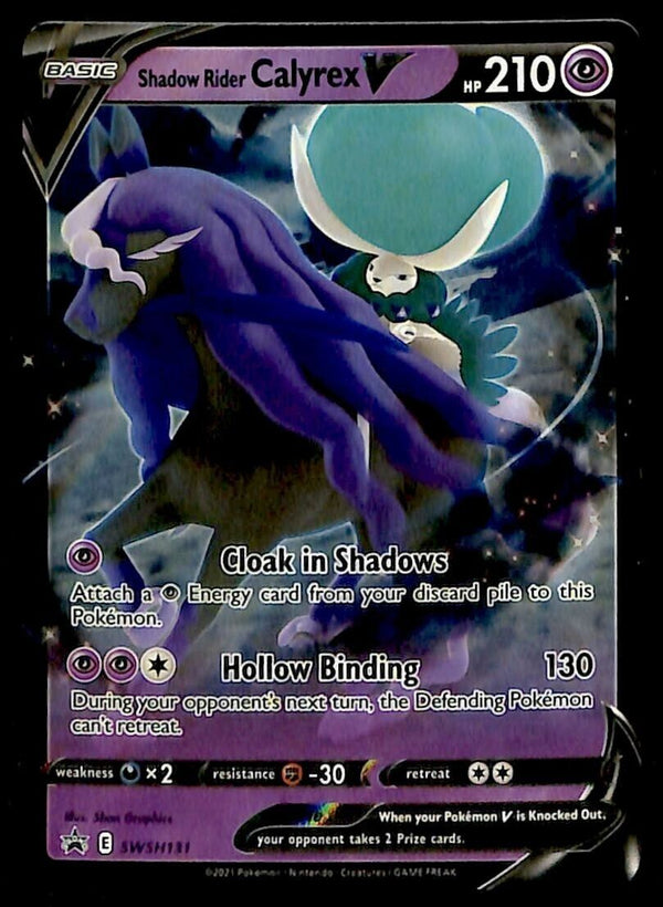 Calyrex V Black Star Promo SWSH 131, NM Pokemon Card